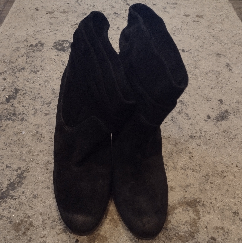 Chinese Laundry Black Heeled Boots